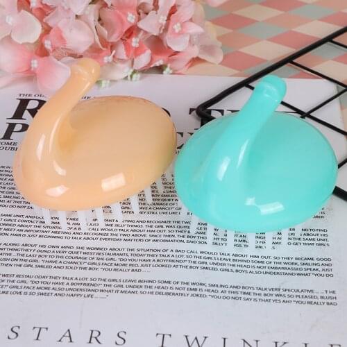 Wide Tooth Handheld Comb Silicone Scalp Massage Brush Washing Comb Mini Head Meridian Massage