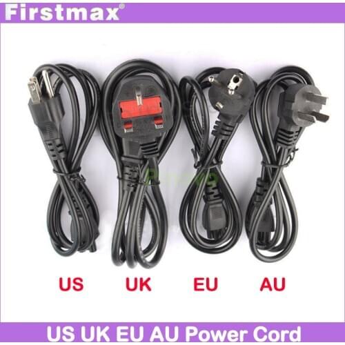 Firstmax Power Cord with US/EURO/UK/AU PLUG For Adapter Power Charger