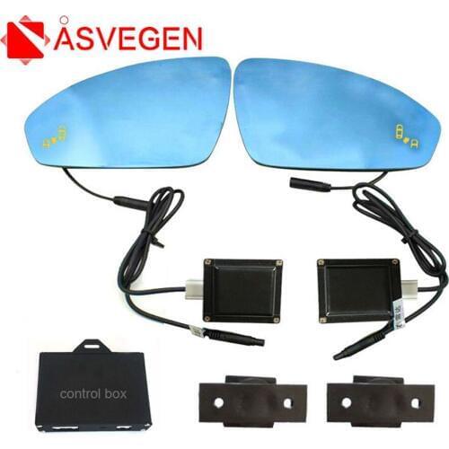 Asvegen BSD BSA BSM Blind Safer Spot Detection System Microwave Blind Spot Monitoring Assistant Car Driving Security Rader