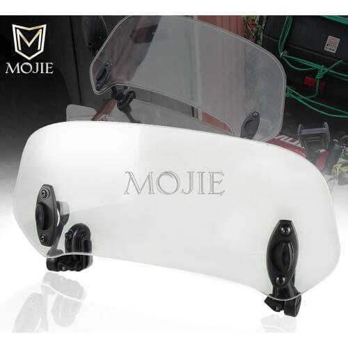 Motorcycle Windshield Extension Spoiler Windscreen Air Deflector For Honda PCX 125/150 RC51/RVT1000 SP1/SP2 Rebel CMX 250 RVF400