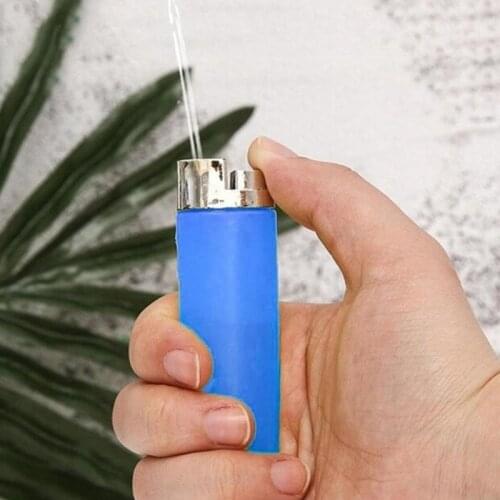 Kids Funny Party Trick Gag Gift Water Squirting Lighter Fake Lighter Joke Prank Trick Toy Random Color Baby Toys