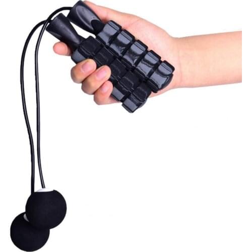 1 Pair Cordless Jump Rope Safety Reusable Gradient Black Grey B Bearing Big Ball Skipping Rope for Training