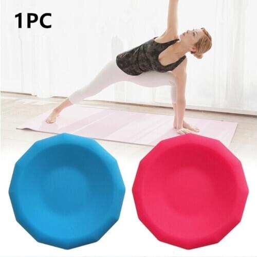 1Pc Anti-slip Round Yoga Knee Pads Sports Pilates Plank Wrist Hands Hips Elbow Support Mats