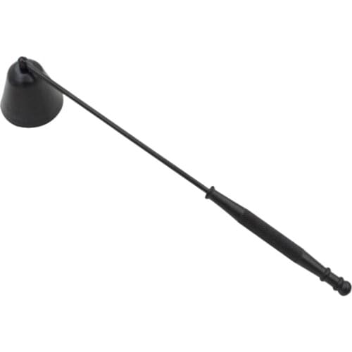 1PC Candle Extinguisher Candle Snuffer Wick Snuffer Iron Candle Accessories for Tea Light Jar Candle Home Bedroom (Black)