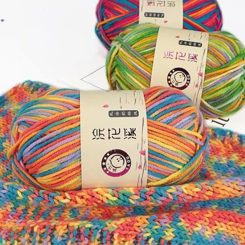 16pcs 50g Yarn Wholesale Knit Thread Yarn for Knitting Baby Sweater Hat Hilos Para Tejer A Ganchillo Crochet