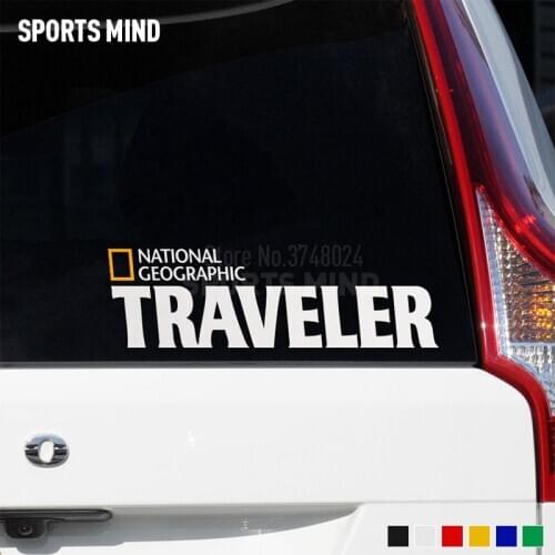 2 Pieces Vinyl Car Decal Sticker NATIONAL GEOGRAPHIC Automobiles Car-Styling Exterior Accessories