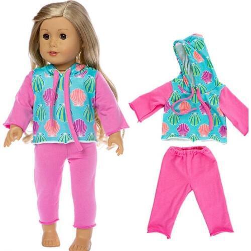 2pcs In 1, New Suits Fit For American Girl Doll 18Inch American Girl Doll Clothes