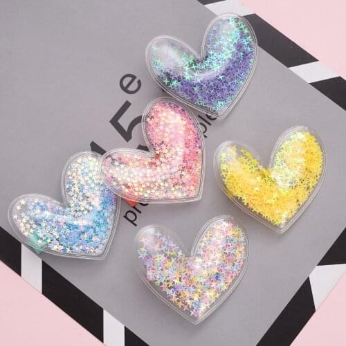 2020 Transparent Pentagram Love Girl Hairclip Hairpin Baby Broken Hair Accessories Princess Children Cute Little Clip Headdress