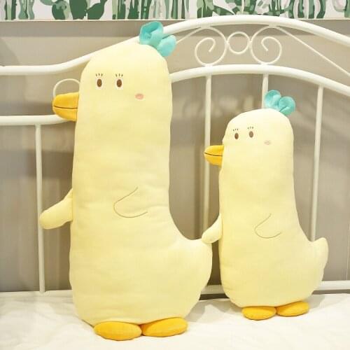 50/80cm Lovely Animal Dolls Kawaii Piggy Rabbit Duck Dinosaur Stuffed Soft Cute Plush Toys Present for Birthday Christmas Gift