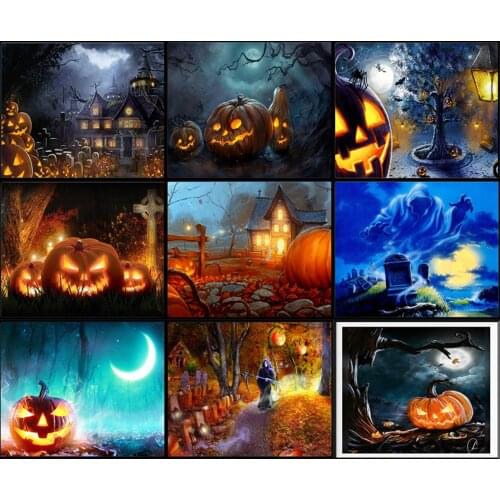 5d Diy Diamond Painting, Diamond Embroidery Mosaic, Rhinestone Painting, Halloween, Home Decoration Crafts