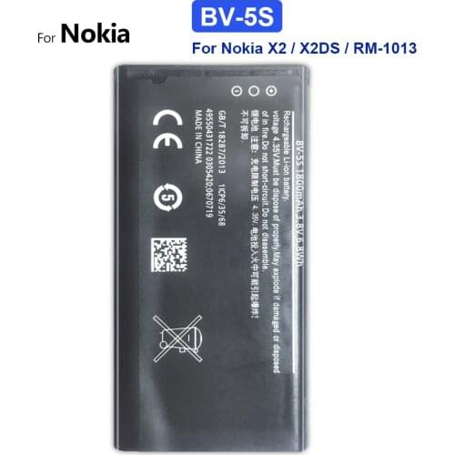 BV-5S 1800mAh Replacement Battery For Nokia X2 / X2DS / RM-1013 BV 5S +Tracking Number