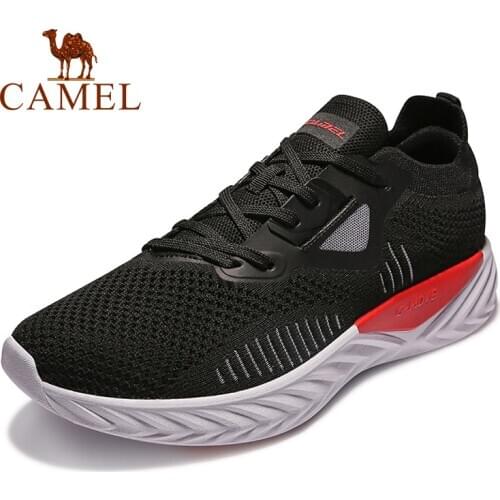 CAMEL Couples Shoes Men Women Fashion Sports Running Shoes Mens Comfortable Breathable Tracking Shoes Women Outdoor Sneakers