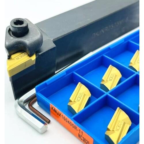 Tool holder DKJNR2020K16 DKJNR2525M16 turning tool holder 20mm 25mm+10 PCS knux160405 high quality cutting tool set