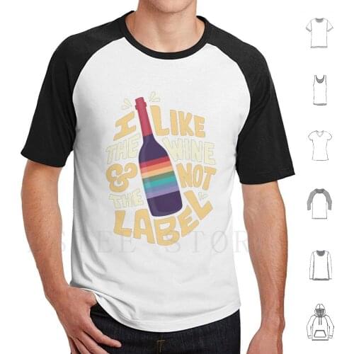I Like The Wine T Shirt Men Cotton 6xl David Rose Brewer Typography Lettering Pop Culture Word Art Hand Lettering Character