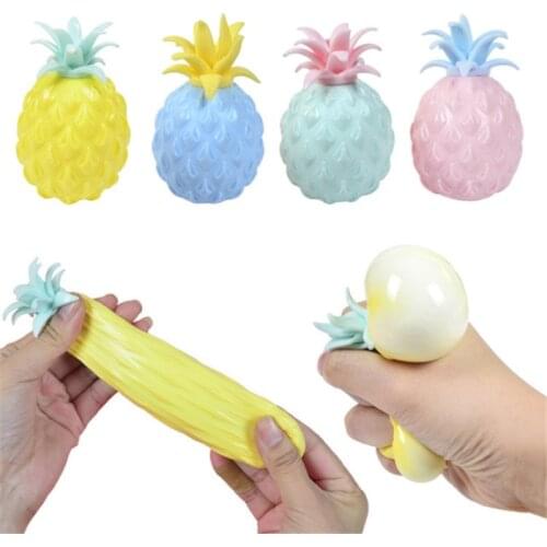Stress Relief Toy Anti-stress Fidget Squish Toy Soft Pineapple Ball Kids Adults Decompression Sensory Toys Figget toys