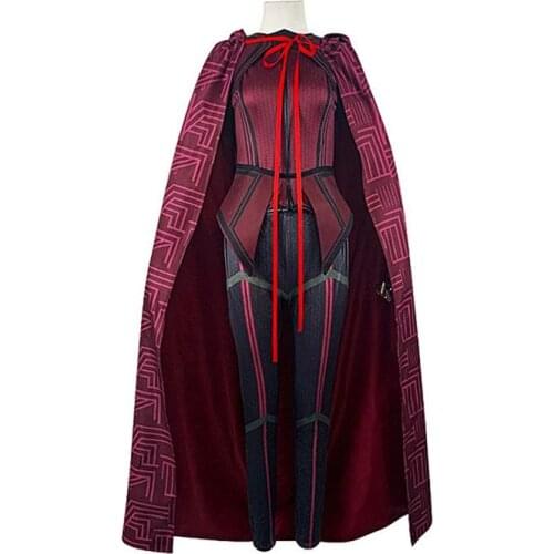 Halloween Cosplay Clothing (Accessories, Pictures) Witch Set (Cloak + Top + Pants + Head Decoration + Shawl + Waist + Glove) S