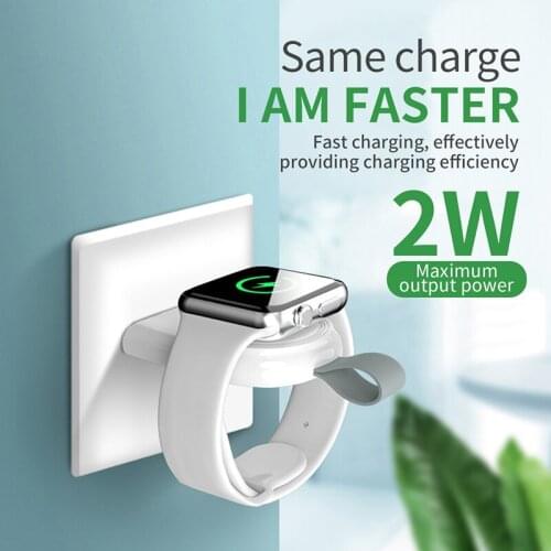 Mini Portable Wireless Charger for Apple iWatch 1 2 3 4 5 Dock Adapter Fast Charging Charger for Smart Watch Wireless Charging