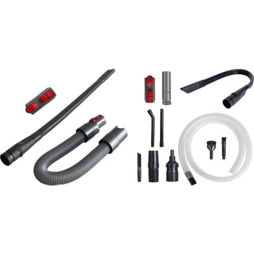Flexible Crevice Tool +Adapter + Hose Kit With Flat Suction Tube Adapter Head,For Dyson V8/V10/V7/V11 Vacuum Cleaner