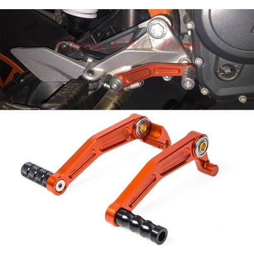 NICECNC Foot Rests Foot Brake Clutch Gear Pedal Lever Shifting Lever for KTM Duke RC 125 200 390 2013 2014 2015 2016
