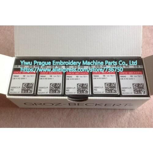 Original Groz Beckert embroidery needle DBXK5 DB X K5 SAN 1 for Tajima Barudan SWF and China embroidery machines / spare parts