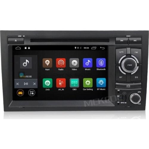 By DHL 5pcs Android 7.1 Car DVD GPS For Audi A3 2002-2011 With Wifi 4G GPS Navigation BT Radio Steering wheel control Canbus