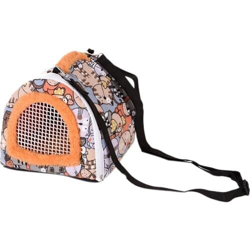 Practical Portable Small Animals Hedgehog Hamster Carrier Bag Outdoor Travel Guinea Pig Rat Chinchillas Carrier Pouch Bag for Sm