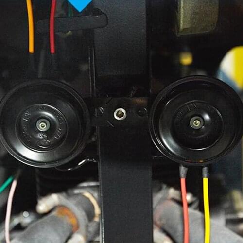 Universal 12V Motorcycle Electric Horn Waterproof Round Loud Horn Speakers For Motor Scooter Moped Dirt Bike ATV