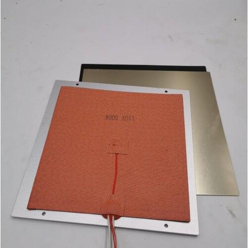 Funssor 1set Voron Legacy 3D printer build plate kit silicone heater 110/220V PEI sheet magnet adhensive base