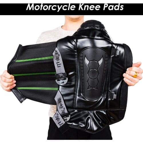 1 Pair Kneepad Motorcycle Knee Pads Warm Cycling Winter Windproof Cold Padded Electric Car Knee Pads