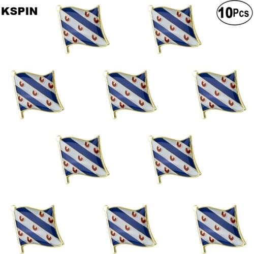Friesland Lapel Pin Flag badge Brooch Pins Badges 10Pcs a Lot