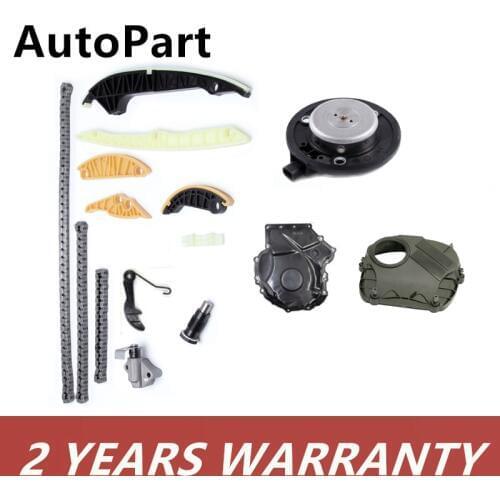 15PCS 06K109467K Timing Chain Tensioner Guide Raile Set For Audi A4 A6 VW Jetta Passat Skoda Seat 2.0T 06L109259A 06H 103 269C