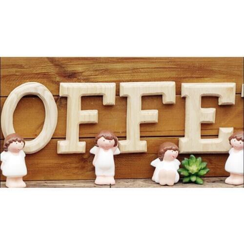15 cm best selling Wedding Party Home Decorations Having wood smell texture Wood Wooden Letters Alphabet