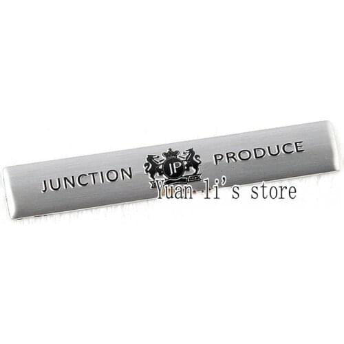 1X jp Car Badge Emblem Sticker Metal Aluminum car body stick 73*12mm Car Styling