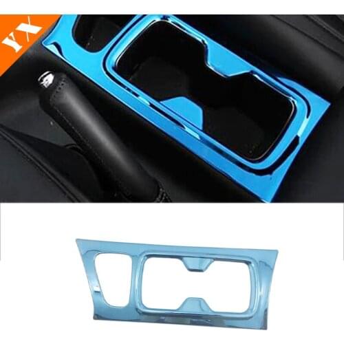 2017 2018 2019 For Nissan Navara NP300 Car Front Water Cup Frame Decoration Strip Cover Trim Stainless steel Auto Accessories