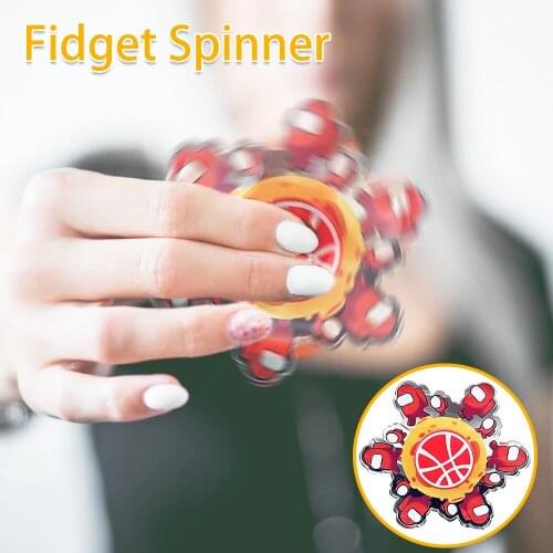 2021 Running Animation Fidget Spinner Cartoon Anime Running Dynamic Hand Spinner for Children Adult Stress Relief Toys Dog Toy