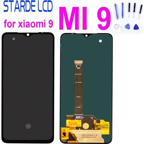 6.39’’ Original For Xiaomi Mi 9 Display MI9 LCD M1902F1A Screen Touch Digitizer Assembly Parts Display Xiaomi MI 9 Replacement M