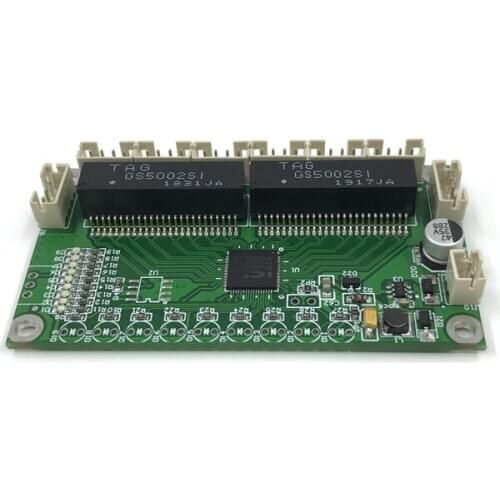 ANDDEAR Customized industrial 8 port 10/100M unmanaged network ethernet switch 12v pcba module network switch