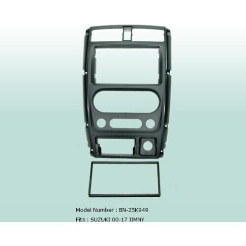 Car Fascias 2 Din Radio Audio Panel Frame Dash Kit For Suzuki Jimny 2000 2001 2002 2003 2004 2005 2006 2007 2008 2009 2010 -2017