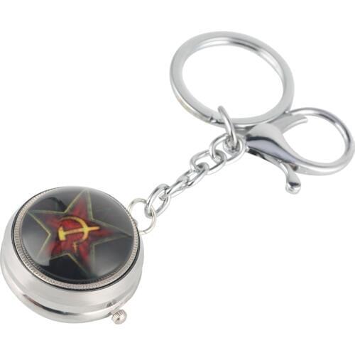 USSR Keychain Watch The Little Prince Theme Quartz Hanging Watch CCCP Little Cute Key Chain Charms Christmas Gifts for Men Women