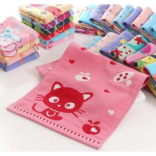 Children face towel 100%Cotton cartoon children face towel