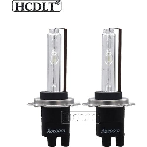 HCDLT 12V Auto Headlamp 35W 55W Aozoom Xenon HID Lamp 5500K Fast Bright H1 H7 H8 H11 D2H Xenon Bulb Replacement For HID Kit