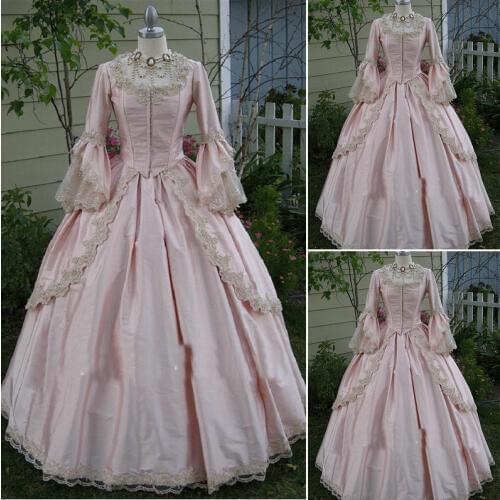 History!Customer-made Victorian dress 1860s Civil war Dress Scarlett Theater Costume Renaissance Dress V-434