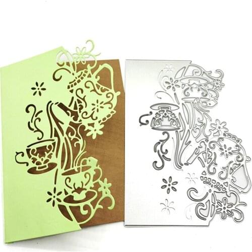 Julyarts Greeting Card Cover Scrapbooking Dies Metal Die Cut Dies Stencils Scrapbooking Metal Craft Dies Embossing Template