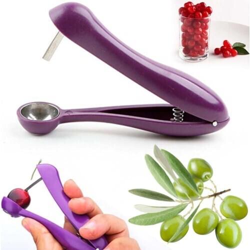 Cherry Fruit Kitchen Olive Stoner Core Corer Pitter Remover Remove Pit Tool Seed Gadget Kitchen Gadgets and Accessories