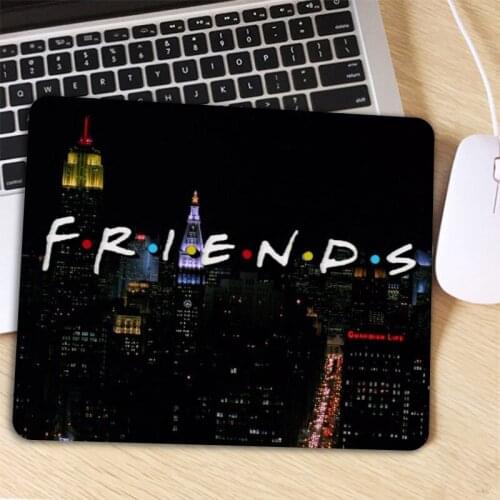 Fashion TV Play Friends Anti-Slip Laptop Computer PC Mice Gaming Mouse Pad Mat Mousepad For Optical Laser Mause 29x25x0.2cm