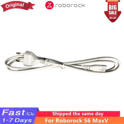 Original Roborock S6 MaxV vacuum cleaner sweeping robot (European standard) power cord assembly Accessories