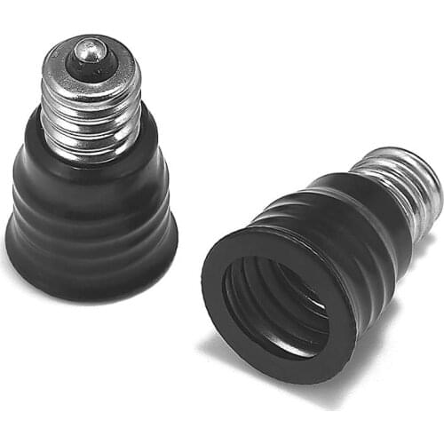 E12 to E17 Adapter E12 to E17 Lamp Holder Converter Power Adapter Base Socket LED Light Bulb Extend Plug