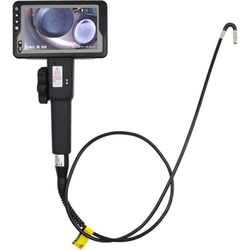 Popular 5.5mm digital endoscope HD handheld screen industrial articulating video endoscope
