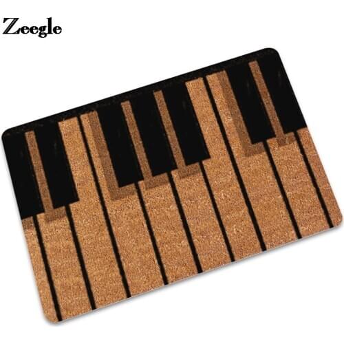 Anti-Slip Entrance Door Mat Waterproof Rubber Floor Mat Outdoor Doormat Kitchen Bathroom Carpet Rug Bedroom Bedside Foot Mat