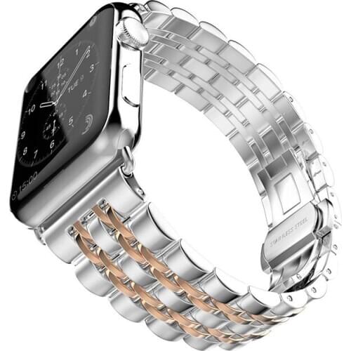 Good Quality Stainless Steel Watchband Strap for Apple Watch Series 5 4 3 2 1 Band Metal Replacement for iWatch 44MM 40MM Wrist